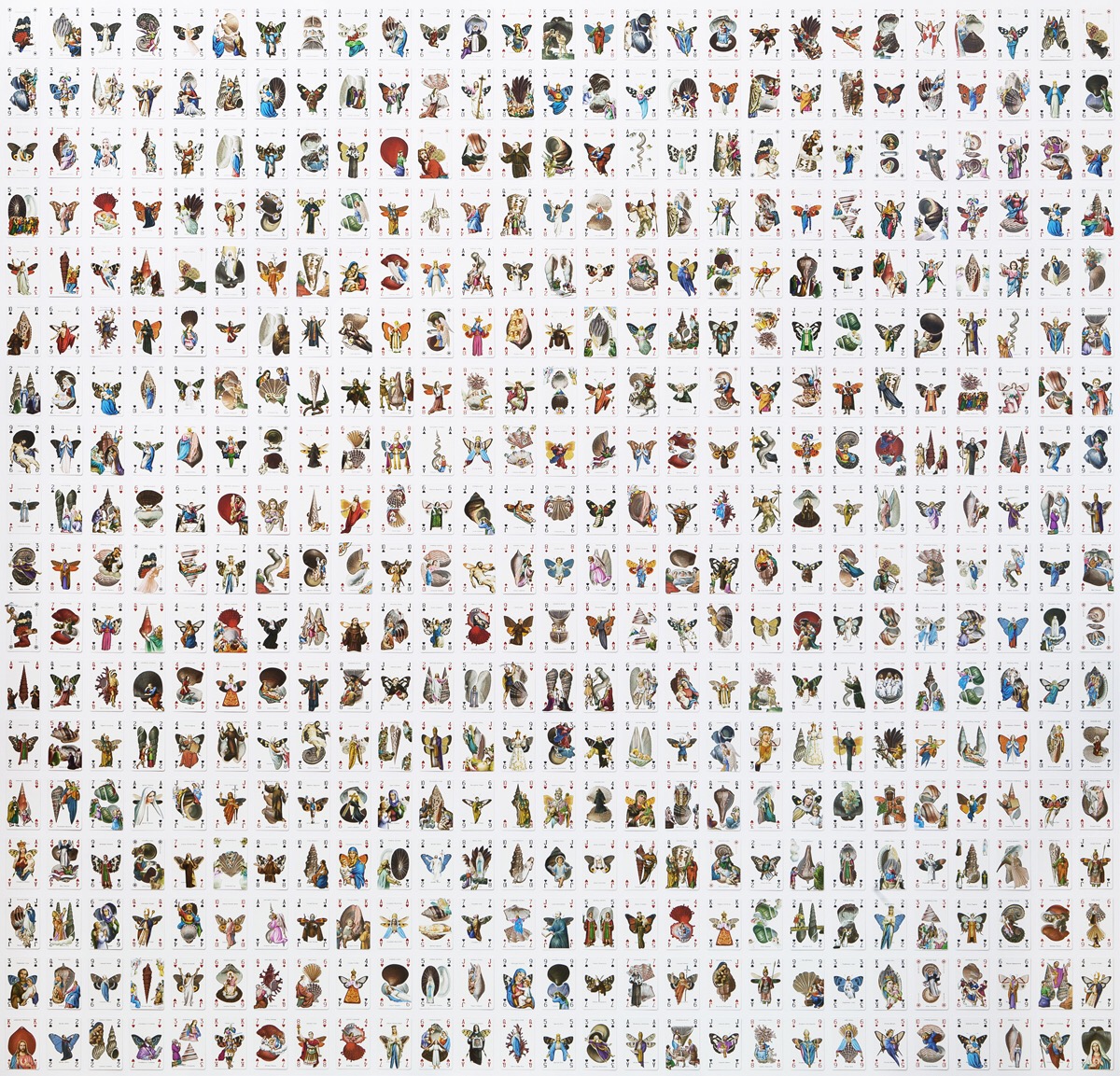 Angelo Formica, Terrasanta, collage su forex in teca, 2014, Galleria Toselli