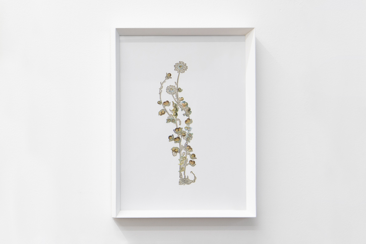 Angelo Formica, Senta titolo, collage, 2020-2022