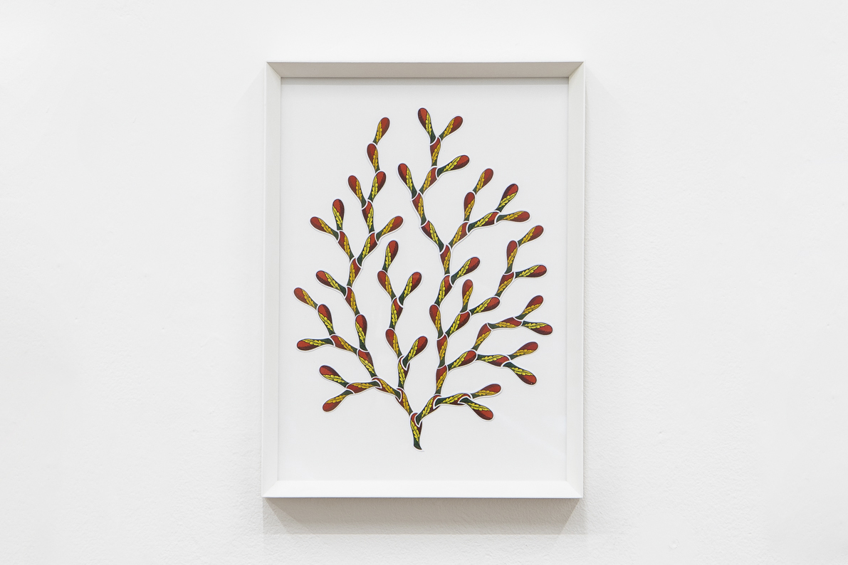 Angelo Formica, Senta titolo, collage, 2020-2022, Galleria Toselli