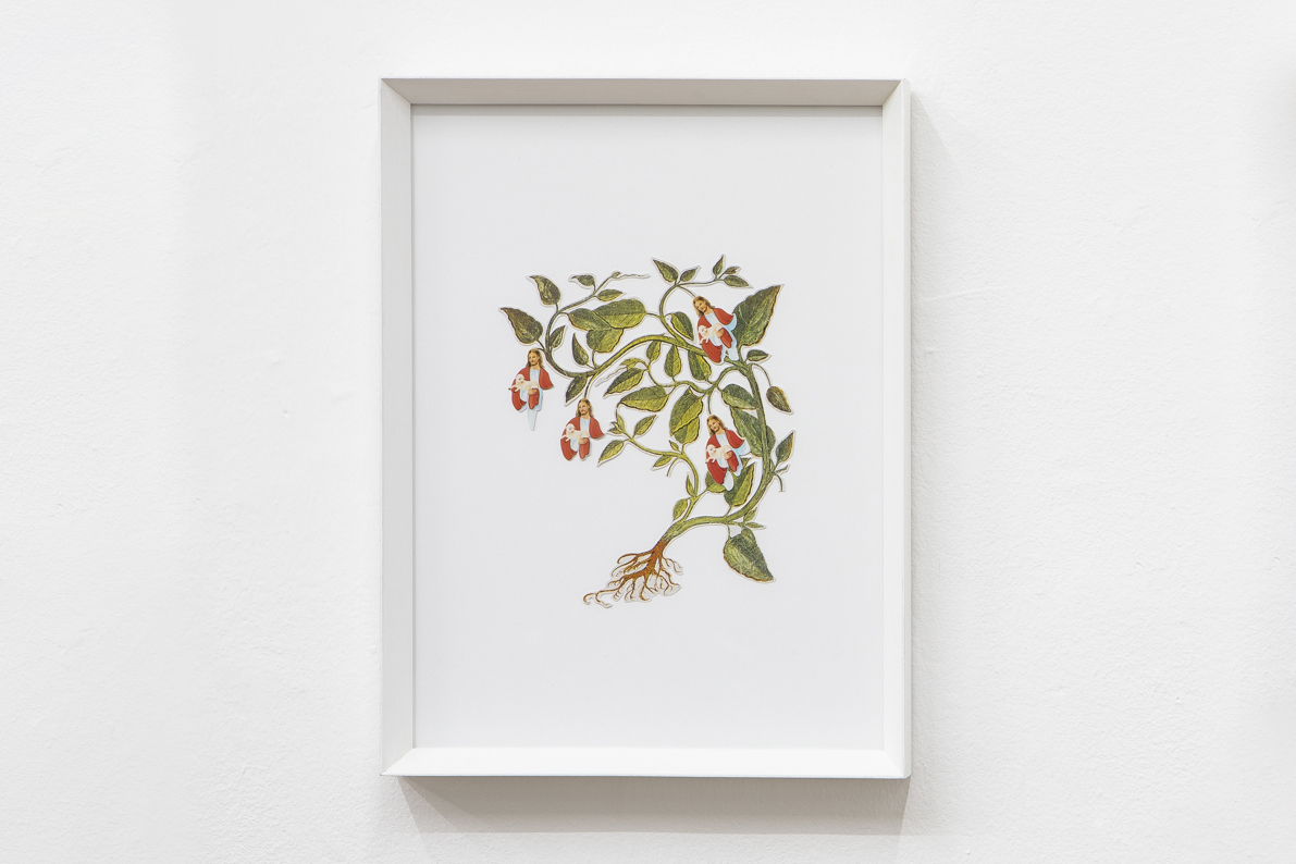 Angelo Formica, Senta titolo, collage, 2020-2022, Galleria Toselli